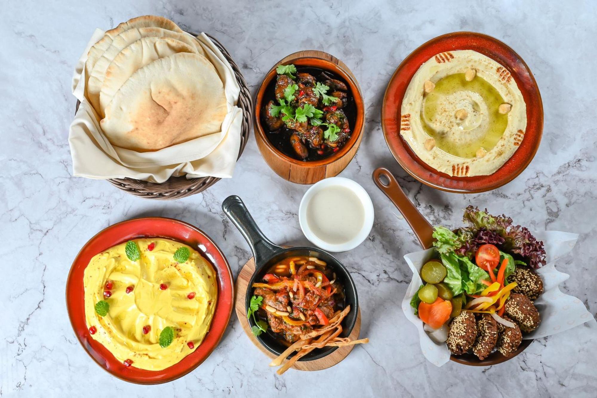 The Westin City Centre Bahrain Manama Exteriör bild Israeli cuisine
